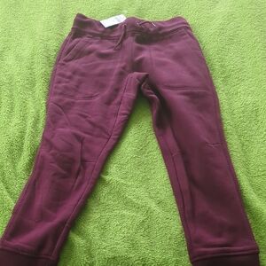 GAP Purple Sweatpants Relaxed Fit Fleece
